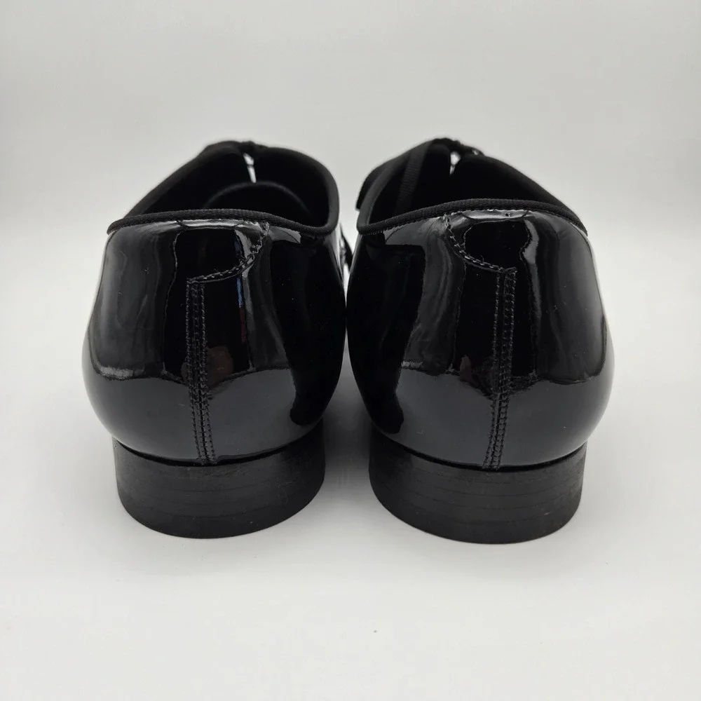 Suitsupply Patent Leather Tuxedo Shoes Mens 9.5 Black Formal Oxford Classic